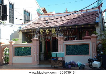 Melaka, Malaysia - 25 Jun, 2019: Kwan Yin Tang Temple Is A Chinese Temple In Malacca City, Malaysia.