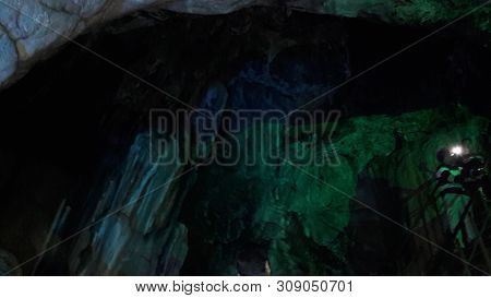 Colorful Borra Caves In The Araku Valley Formed Naturally