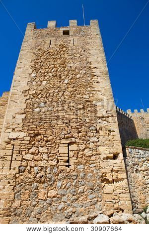 Slottet Capdepera. Mallorca. Baleariske Øer. Spanien.