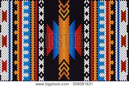The Traditional Ornament Of The Inhabitants Of The East, The Arab World, In Which Rich Colors Attrac