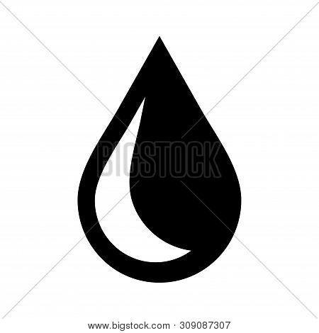 Drop Icon Isolated On White Background. Drop Icon Modern Symbol For Graphic And Web Design. Drop Ico