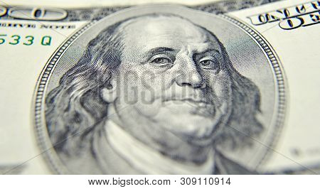 Close Up Currency Of The United States Of America