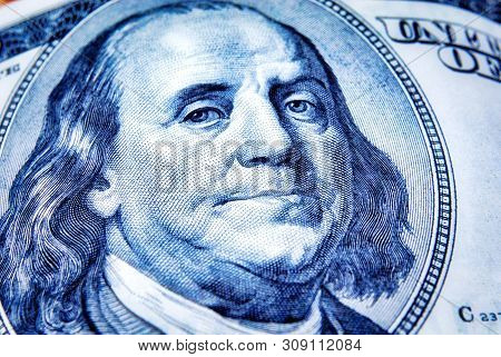 Close Up Currency Of The United States Of America
