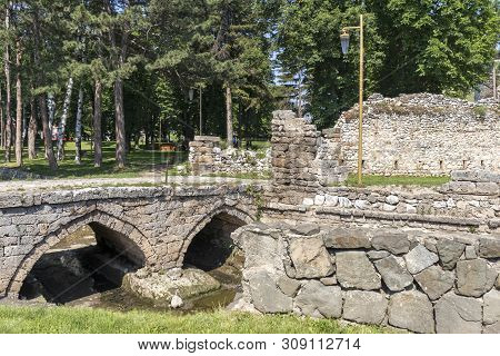 Pirot, Serbia - June 15, 2019: Park Around Of Historical Pirot Fortress, Southern And Eastern Serbia