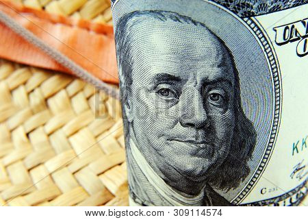 Close Up Currency Of The United States Of America