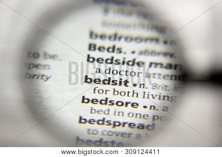 The Word Or Phrase Bedsit In A Dictionary