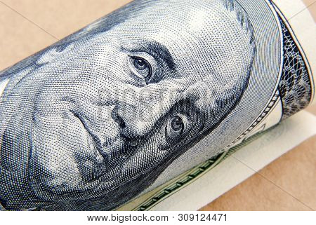 Close Up Currency Of The United States Of America