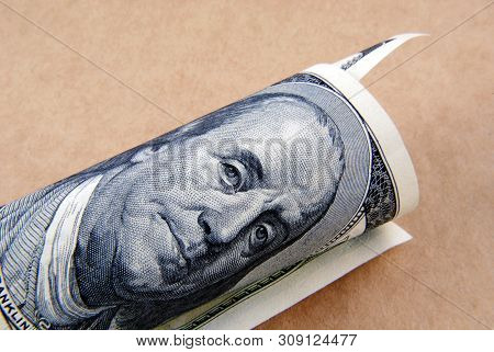 Close Up Currency Of The United States Of America