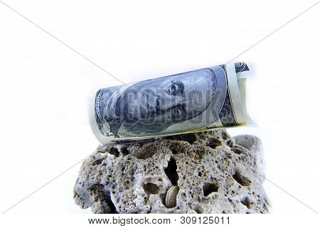 Close Up Currency Of The United States Of America