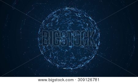 Big Data Network And Iot Concept.