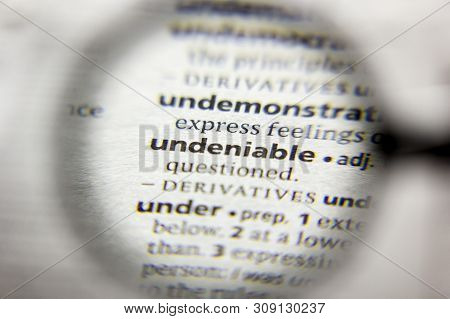 The Word Or Phrase Undeniable In A Dictionary