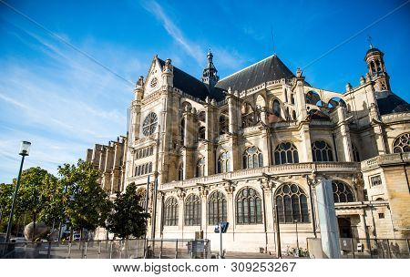 Paroisse Saint-eustache In Paris, France, Travel Europe