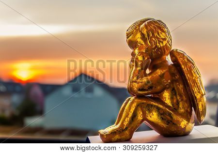 The Setting Sun, An Angel Sees Off The Day.