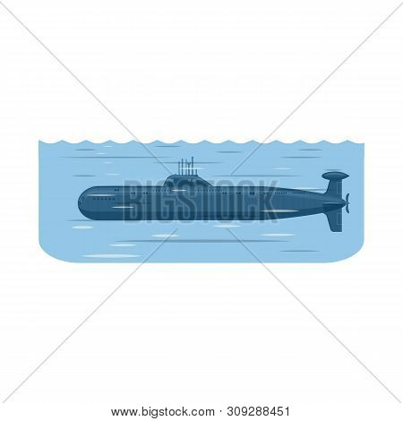 Vector Illustration Of Boat And Navy Icon. Collection Of Boat And Deep Vector Icon For Stock.
