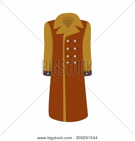 Vector Design Of Cloak And Coat Symbol. Set Of Cloak And Robe Stock Symbol For Web.