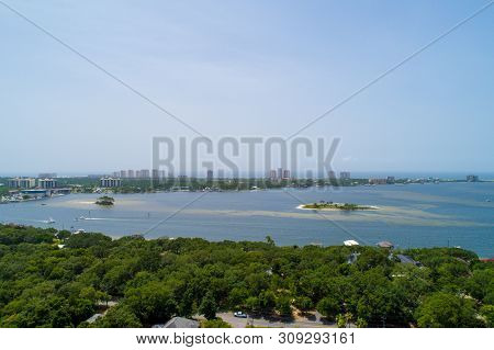 Aerial View Of Perdido Key, Florida And Ono Island, Alabama Beaches