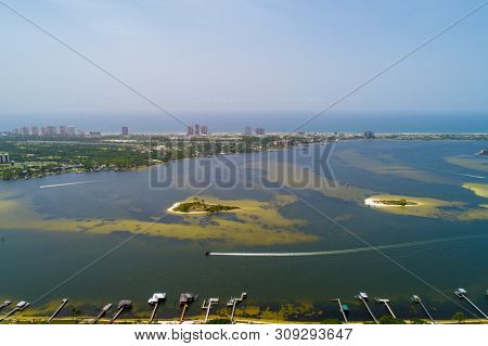 Aerial View Of Perdido Key, Florida And Ono Island, Alabama Beaches