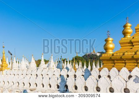 Sandamuni Pagoda temple at Mandalay city in Myanmar (Burma)
