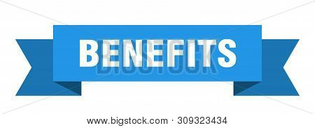 Benefits Ribbon Vector Photo Free Trial Bigstock