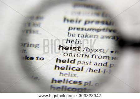 The Word Or Phrase Heist In A Dictionary