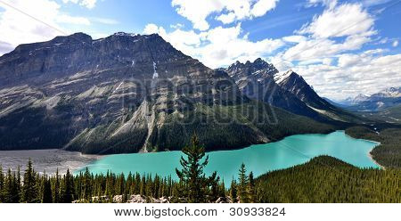 Peyto Lake Kalliovuoret Kanadassa