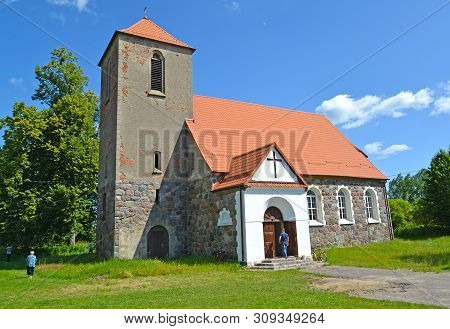 Temple Of The Saint Apostle And Evangelist John The Evangelist. Settlement Of Sosnovka, Kaliningrad 