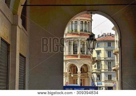 Turin,italy. In The Historic Center, Via Pietro Micca