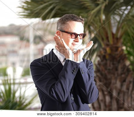 CANNES, FRANCE. May 18, 2019: Nicolas Winding Refn at the photocall for the 