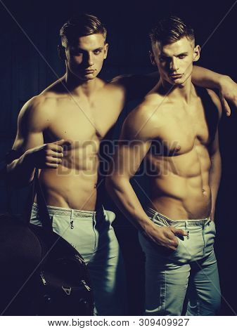 Two Young Male Twins Image & Photo (Free Trial) | Bigstock