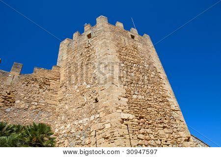 Slottet Capdepera. Mallorca. Baleariske Øer. Spanien.