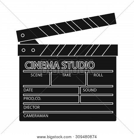 Vector Illustration Of Session And Viewing Symbol. Set Of Session And Theater Stock Vector Illustrat
