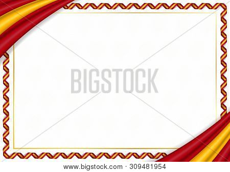 Spain Border Pattern Border Made Spain Vector & Photo (Free Trial) | Bigstock