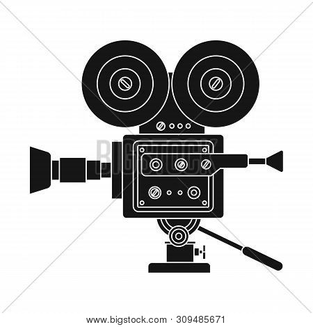 Vector Illustration Of Session And Viewing Symbol. Set Of Session And Theater Stock Symbol For Web.