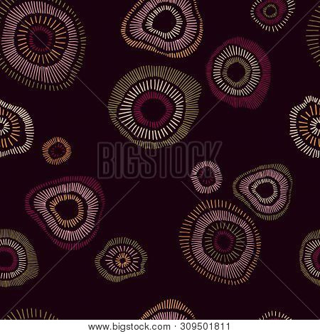 Abstract Pattern. Repeat Pattern Of Dark Colors