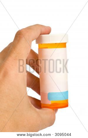 Leer leere Verschreibung Flasche