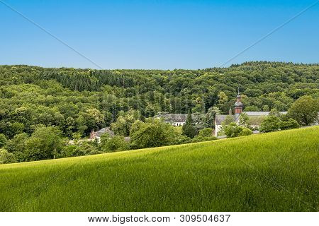 View Of Cloister Eberbach In Eltville, Germany