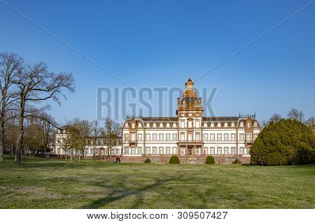 Historic Philipsruh Castle In Hanau, Bavaria, Germany