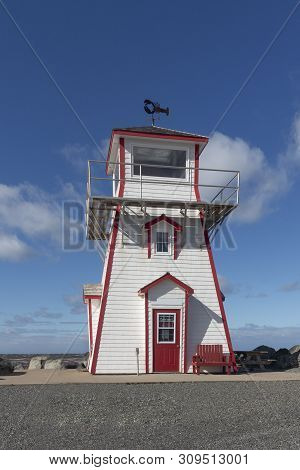 Arisaig Lighthouse Liverpool In Nova Scotia In Canada