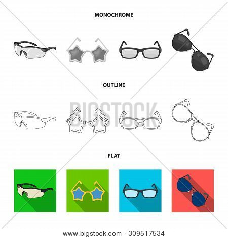 Vector Illustration Of Summer And Beach Icon. Collection Of Summer And Fashion Stock Vector Illustra