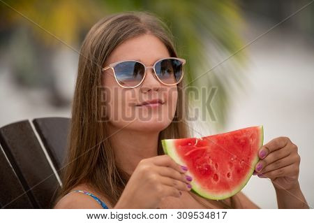 Girl With Watermelon