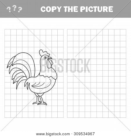Copy The Picture, The Simple Educational Game For Preschool Children Education With Easy Gaming Leve