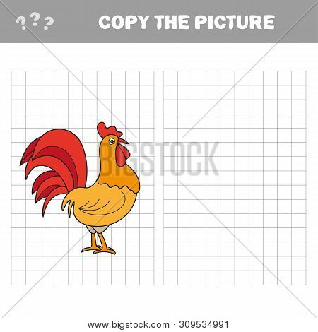 Copy The Picture, The Simple Educational Game For Preschool Children Education With Easy Gaming Leve