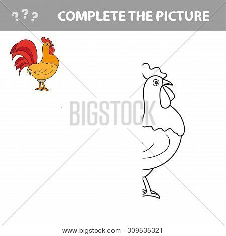 Copy The Picture, The Simple Educational Game For Preschool Children Education With Easy Gaming Leve