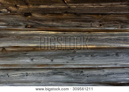 Old, Grunge Wooden Wall Used As Background