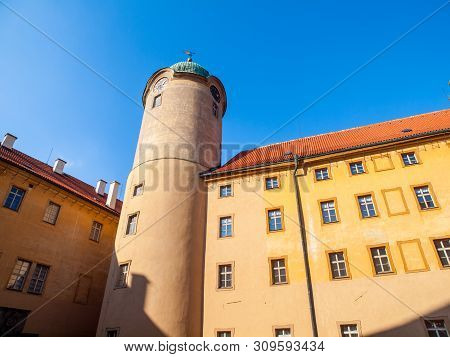 Podebrady Castle At River Labe, Czech Republic
