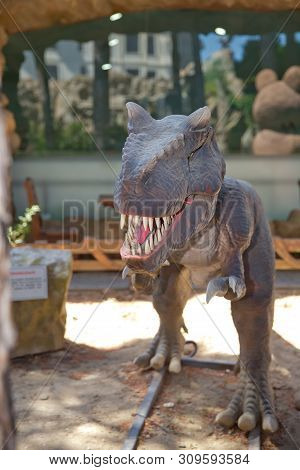 Dinopark Vyskov Is Famous Entertainment Center In Azerbaijan. Dinosaur