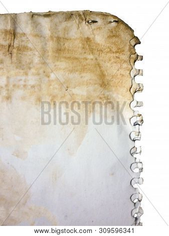 Old Paper Texture Isolated Photo