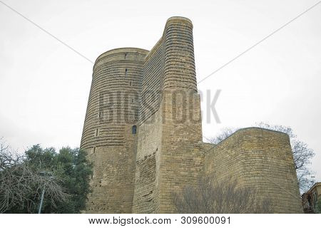 Maiden Tower Was Built In The 12th Century As Part Of The Walled City. Maiden Tower Baku . The Maide