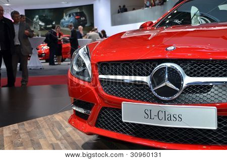 Mercedes SL klasse på den 82th Geneve Motor Show