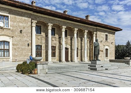 Kovachevtsy, Bulgaria - October 9, 2016: House Museum And Monument Of Communist Leader Georgi Dimitr